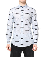 Dolce &amp; Gabbana Light Blue Cotton MARTINI Formal Dress Shirt