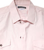 Chemise décontractée rose à manches courtes en coton doré Dolce & Gabbana