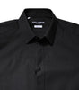 Dolce & Gabbana Black GOLD Cotton Dress Formal Shirt