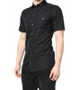 Dolce & Gabbana Black Short Sleeves Cotton GOLD Casual Shirt