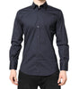 Dolce & Gabbana Dark Blue MARTINI Cotton Dress Formal Shirt