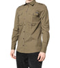 Dolce &amp; Gabbana Brown Cotton Stretch Casual Long Sleeves Shirt