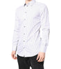Chemise habillée en coton à rayures blanches et dorées Dolce & Gabbana
