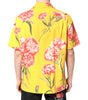 Chemise boutonnée décontractée jaune à fleurs pour homme Dolce & Gabbana