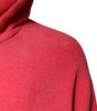 Dolce & Gabbana Red Cotton Knit Hooded Men Pullover Sweater