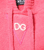 Dolce & Gabbana Red Cotton Knit Hooded Men Pullover Sweater