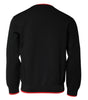 Dolce & Gabbana Black Nylon DGLogo Knit Men Pullover Sweater