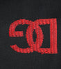 Dolce & Gabbana Black Nylon DGLogo Knit Men Pullover Sweater