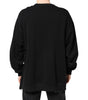 Dolce &amp; Gabbana Black Cotton Logo Print Men Pullover Sweater