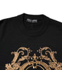 Dolce &amp; Gabbana Black Logo Embroidery Knit Pullover Sweater