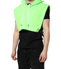 Dolce & Gabbana Green Polyester Hooded Sportswear Vest Sweater