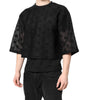Dolce &amp; Gabbana Black See Through Logo Short Sleeves T-shirt