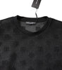 Dolce &amp; Gabbana Black See Through Logo Short Sleeves T-shirt