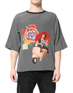 Dolce &amp; Gabbana Black Graphic Print Short Sleeve T-shirt