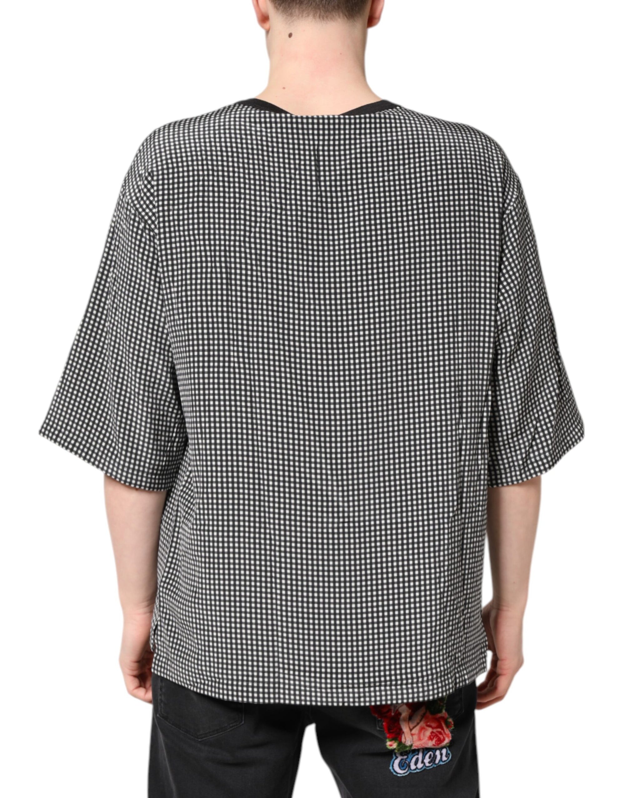 Dolce &amp; Gabbana Black Graphic Print Short Sleeve T-shirt