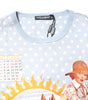 Dolce & Gabbana Light Blue Graphic Print Short Sleeve T-shirt