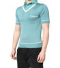 Dolce &amp; Gabbana Green Printed Collared Short Sleeve T-shirt
