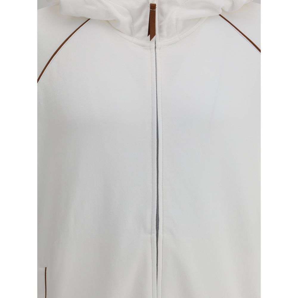 Brunello Cucinelli Sweat à capuche en coton