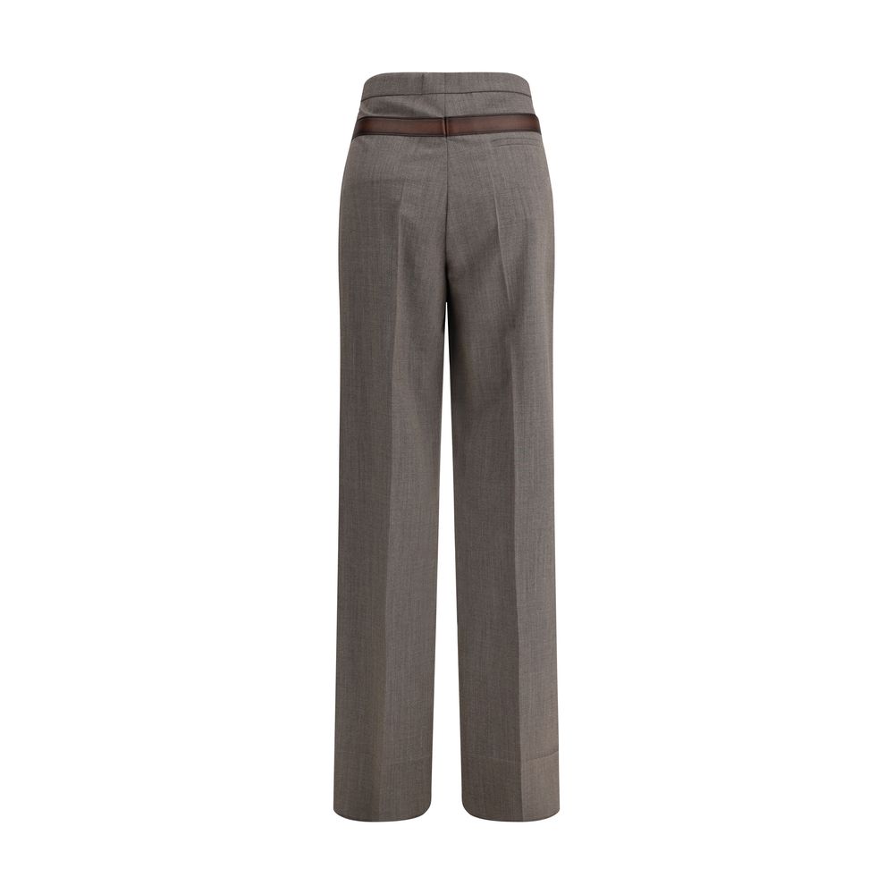 Pantalon en laine Prada