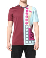 Dolce &amp; Gabbana Multicolor Printed Logo Short Sleeve T-shirt