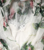 Dolce & Gabbana White Floral Roses Maxi Long Gown Dress