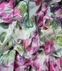 Robe mi-longue superposée en soie à fleurs multicolores Dolce &amp; Gabbana