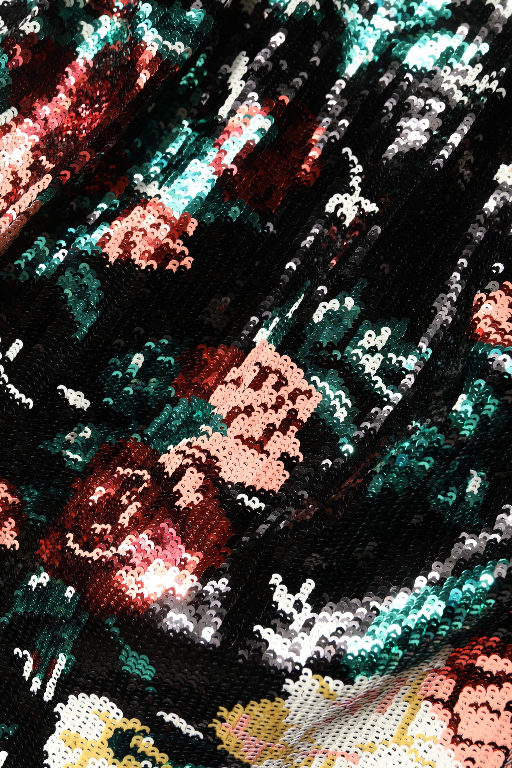 Robe fourreau noire à sequins et fleurs Dolce &amp; Gabbana sans manches