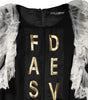 Dolce & Gabbana Black Fashion Devotion Embellish Mini Dress