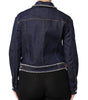 Dolce & Gabbana Blue Denim Cotton Crystal Embellished Jacket