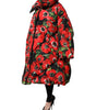 Dolce & Gabbana Multicolor Floral Full Zip Padded Jacket