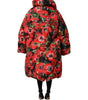 Dolce & Gabbana Multicolor Floral Full Zip Padded Jacket