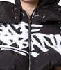Dolce & Gabbana Black Padded Hooded Full Zip Cropped Jacket