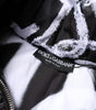 Dolce & Gabbana Black Padded Hooded Full Zip Cropped Jacket