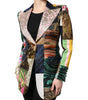 Dolce & Gabbana Multicolor Floral Patchwork Jacquard Jacket
