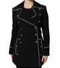 Dolce & Gabbana Black Wool Double Breasted Blazer Jacket