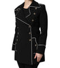 Dolce & Gabbana Black Wool Double Breasted Blazer Jacket