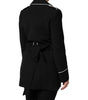 Dolce & Gabbana Black Wool Double Breasted Blazer Jacket