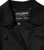 Dolce & Gabbana Black Wool Sartoria Italiano Blazer Jacket
