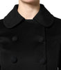 Dolce & Gabbana Black Wool Sartoria Italiano Blazer Jacket