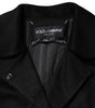 Dolce & Gabbana Black Wool Sartoria Italiano Blazer Jacket