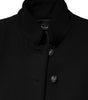Dolce & Gabbana Black Wool Single Breasted Trench Coat Jacket