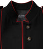 Dolce & Gabbana Black Wool Single Breasted Trench Coat Jacket