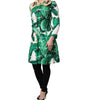 Dolce & Gabbana Multicolor Leaf Print Embellished Trenchcoat Jacket