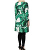 Dolce & Gabbana Multicolor Leaf Print Embellished Trenchcoat Jacket