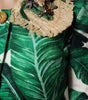Dolce & Gabbana Multicolor Leaf Print Embellished Trenchcoat Jacket