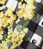 Dolce & Gabbana Black White Check Floral Button Down Jacket