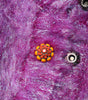 Dolce & Gabbana Purple Button Embellished Trench Coat Jacket