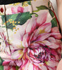 Dolce &amp; Gabbana Multicolor Floral High Waist Straight Pants