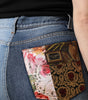 Dolce &amp; Gabbana Multicolor Patchwork High Waist Denim Jeans