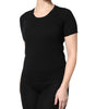 T-shirt à manches courtes et col rond en coton noir Dolce & Gabbana